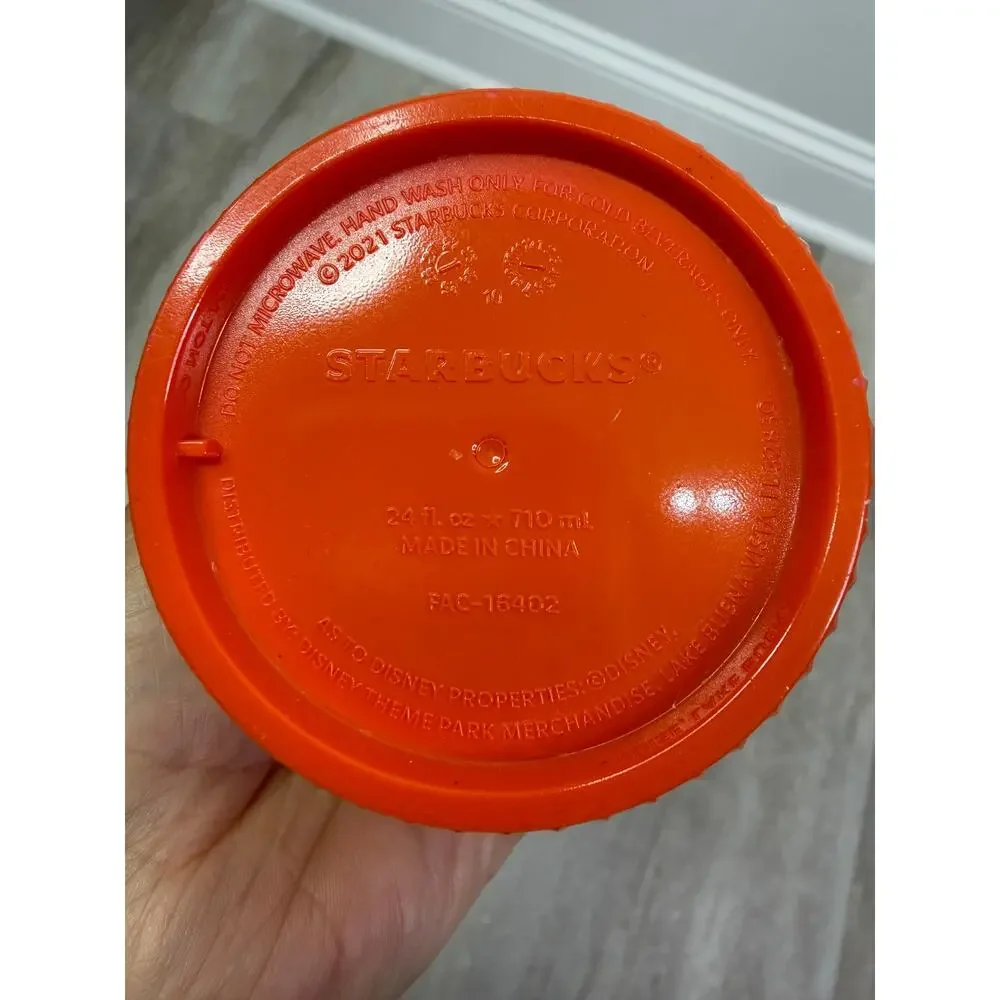2023 Disney World Starbucks Halloween Ombre Studded Venti 24oz Cold Cup Tumbler